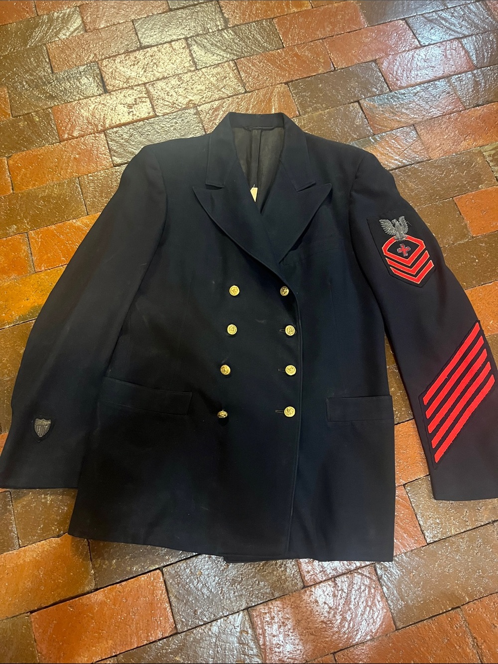US Coast Guard, Hospital Corman Vietnam era military jacket XS Slim 3225